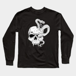 Skull And Snake Long Sleeve T-Shirt